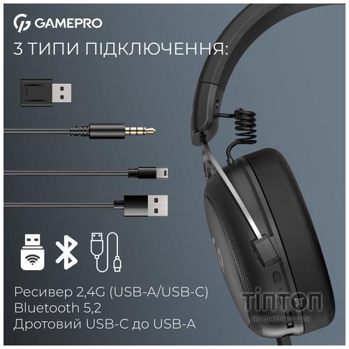 Гарнітура GamePro Asgard Skald Black (HSW160B)