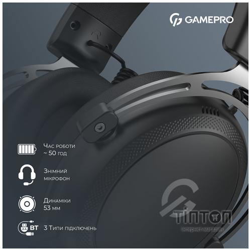 Гарнітура GamePro Asgard Skald Black (HSW160B)