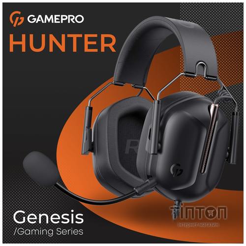 Навушники GamePro Genesis Hunter Black (HS1350B)