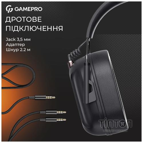 Навушники GamePro Genesis Hunter Black (HS1350B)
