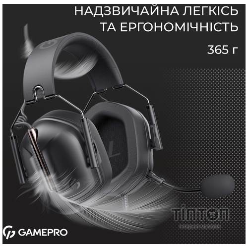 Навушники GamePro Genesis Hunter Black (HS1350B)