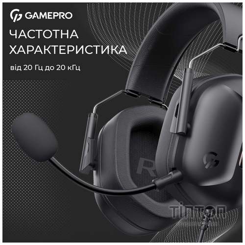 Навушники GamePro Genesis Hunter Black (HS1350B)