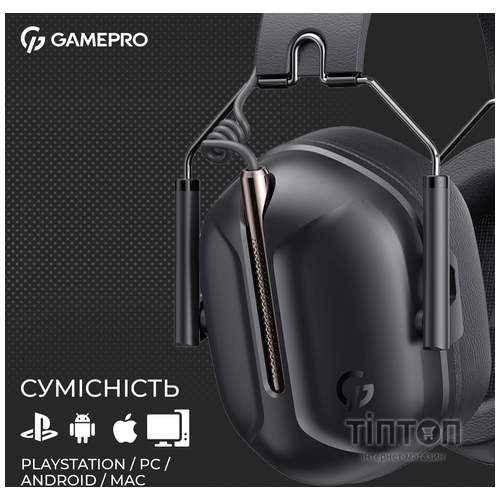 Навушники GamePro Genesis Hunter Black (HS1350B)
