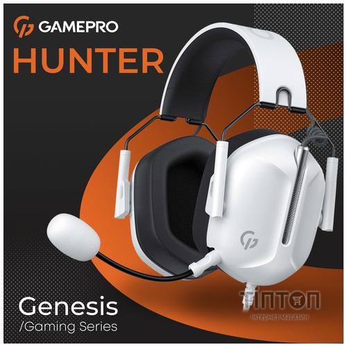 Гарнітура GamePro Genesis Hunter White (HS1350W)