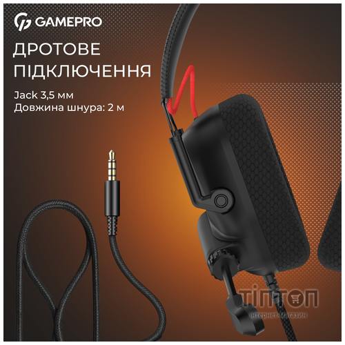 Навушники GamePro Genesis Mercury USB Black (HS120B)