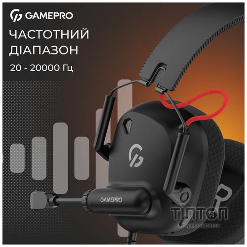 Навушники GamePro Genesis Mercury USB Black (HS120B)