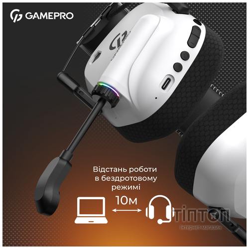 Гарнітура GamePro Genesis Mercury Pro White (HSW120W)