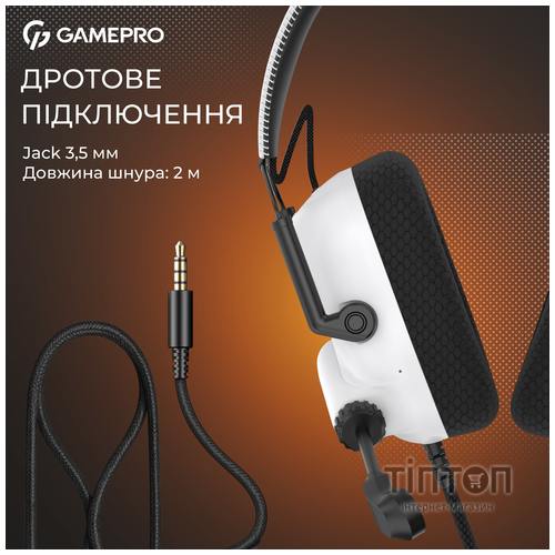 Гарнітура GamePro Genesis Mercury White (HS120W)