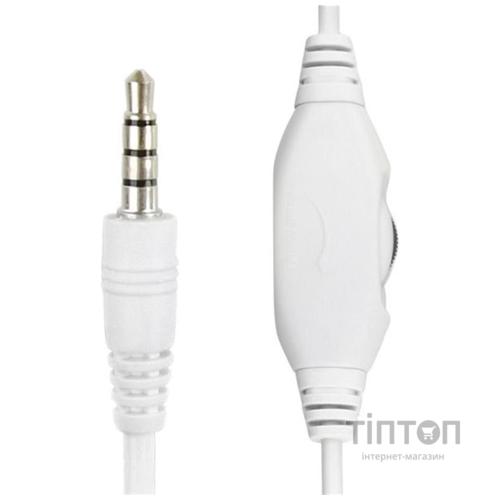 Навушники Gembird MHS-03 White/Red (MHS-03-WTRD)