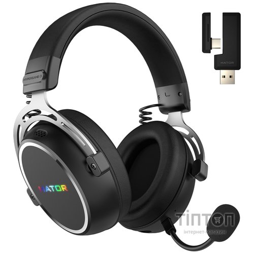 Гарнiтура Hator Hypergang 3 Wireless Black (ESH55)