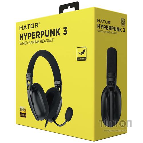 Навушники Hator Hyреrpunk 3 Hi-Res Black (ESH01)