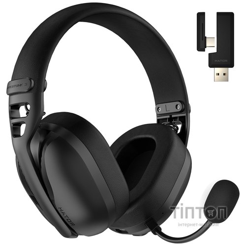 Навушники Hator Hyреrpunk 3 Wireless Hi-Res SyncHUB connection Black (ESH15)
