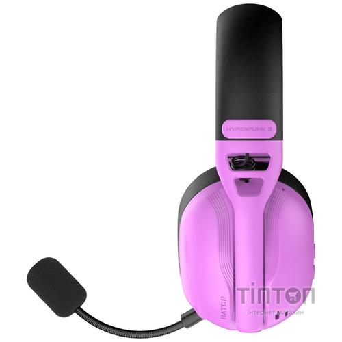 Навушники Hator Hyperpunk 3 Wireless Hi-Res SyncHUB connection Cyber Violet (ESH19)