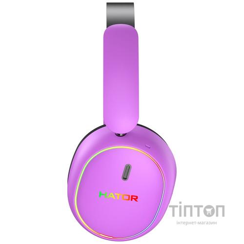 Навушники Hator Phoenix 2 Wireless Hi-Res SyncHUB Cyber Violet (ESH42)