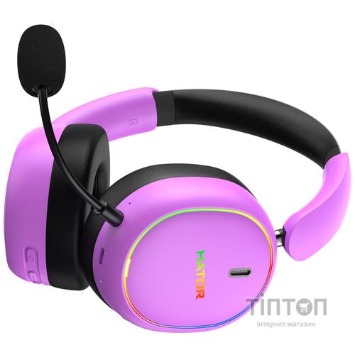Навушники Hator Phoenix 2 Wireless Hi-Res SyncHUB Cyber Violet (ESH42)