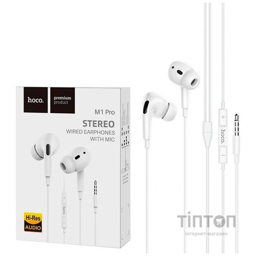 Гарнітура Hoco M1 Pro White