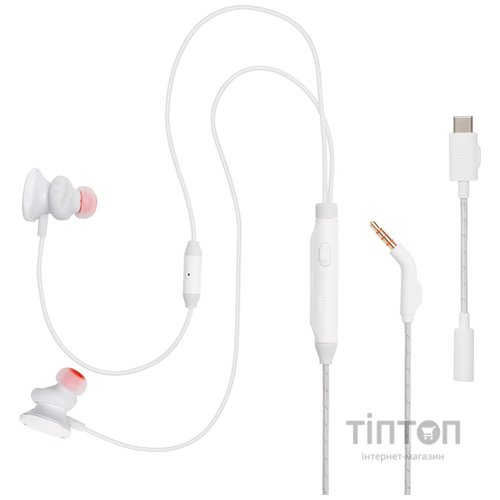Гарнiтура JBL Quantum 50C White (JBLQTUM50CWHT)