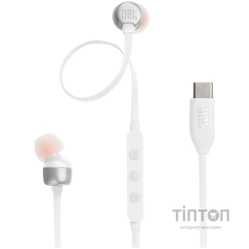 Гарнітура JBL TUNE 310C USB-C White (JBLT310CWHT)