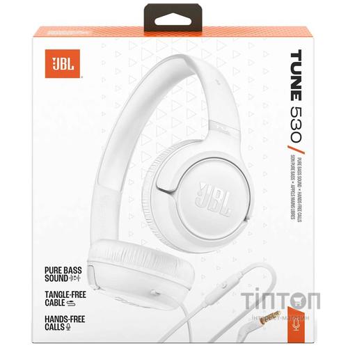 Гарнiтура JBL Tune 530 White (JBLT530WHT)