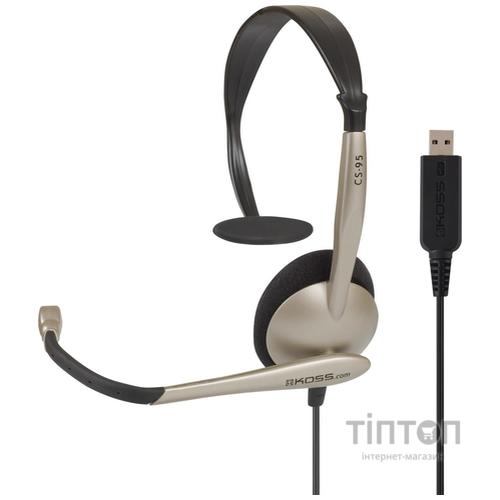 Гарнітура KOSS CS95 Mono USB (195512.101)