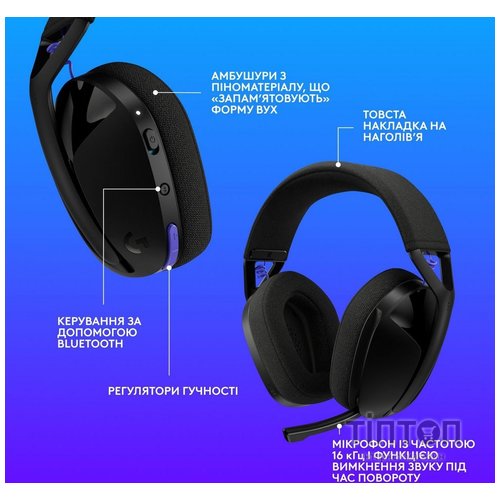 Гарнітура Logitech G321 Lightspeed Black (981-001563)