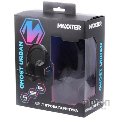 Гарнітура Maxxter Ghost Urban Black
