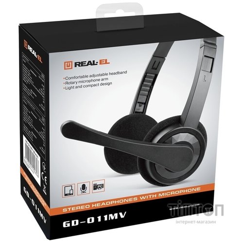 Гарнітура REAL-EL GD-011MV Black