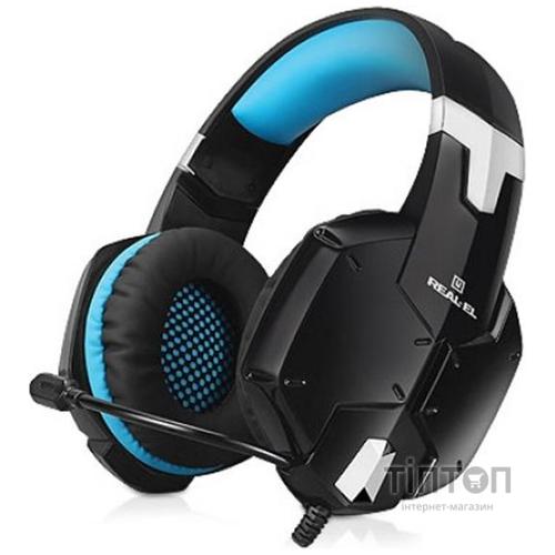 Гарнітура REAL-EL GDX-7500 Black/Blue UAH