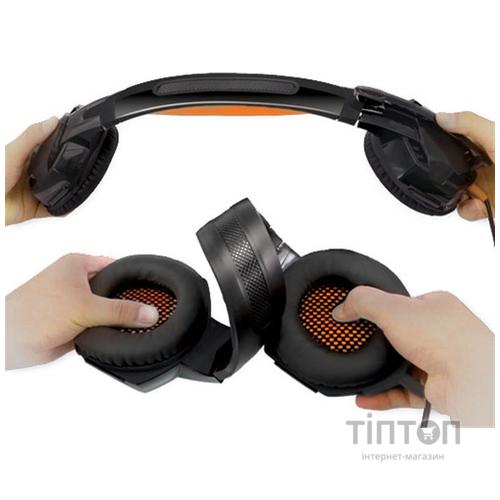 Гарнітура REAL-EL GDX-7700 Black/Orange UAH