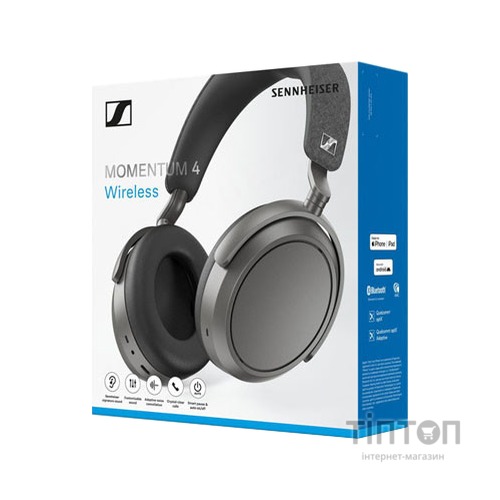Гарнітура Sennheiser Momentum 4 Wireless Graphite