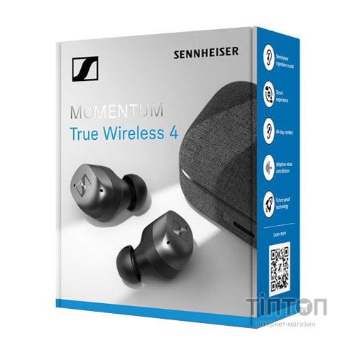Гарнітура Sennheiser Momentum True Wireless 4 Black Graphite