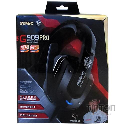 Гарнітура Somic G909 Pro Black (9590010164)
