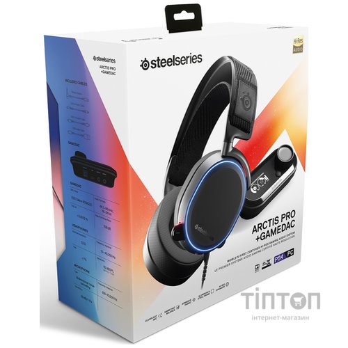 Гарнітура SteelSeries Arctis Pro Plus GameDAC Black (SS61453)