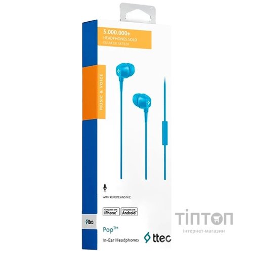 Гарнітура Ttec Pop Blue (2KMM13M)