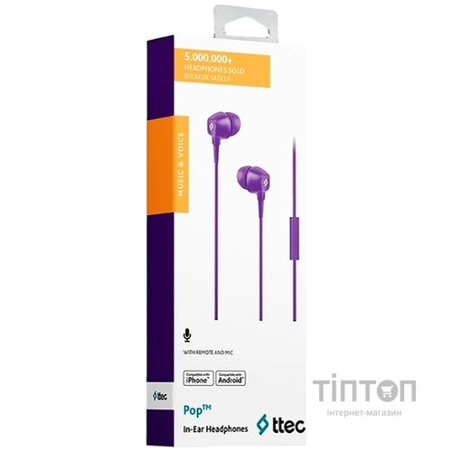 Гарнітура Ttec Pop Purple (2KMM13MR)