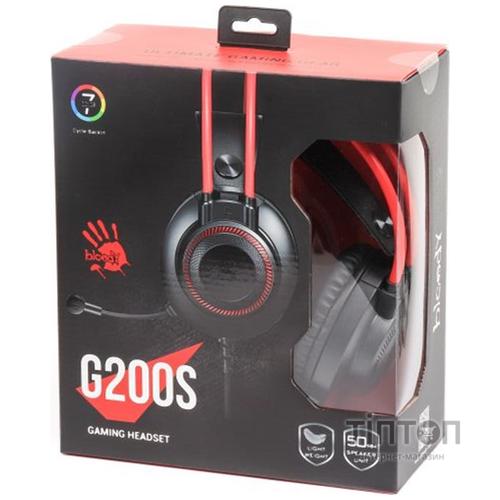 Гарнитура A4Tech Bloody G200S Black/Red