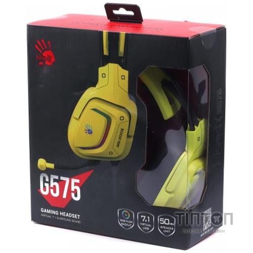 Гарнитура A4Tech Bloody G575 Punk Yellow