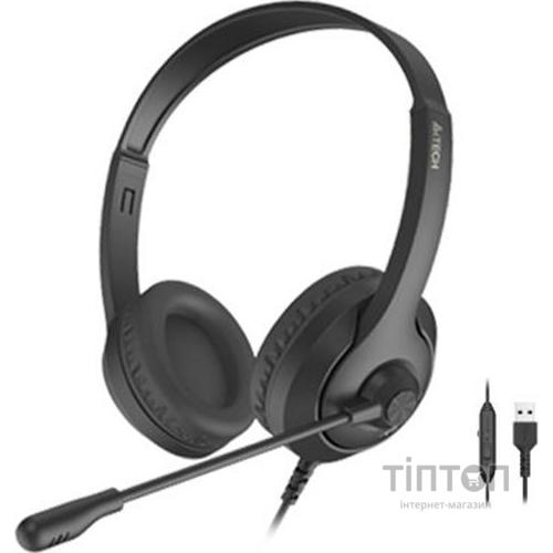 Гарнитура A4Tech FH100U Stone Black