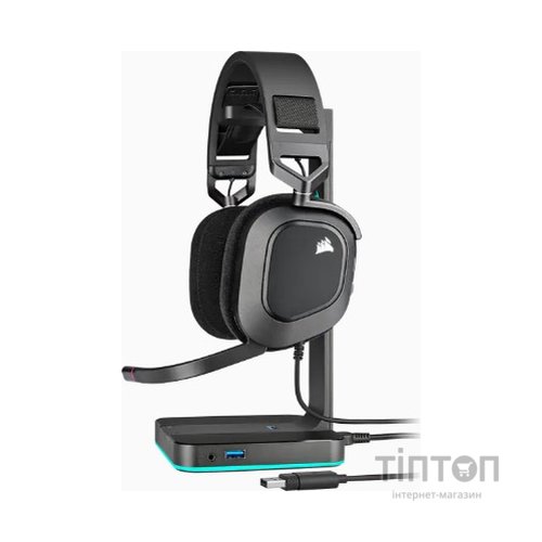 Навушники Corsair HS80 RGB USB Headset Carbon (CA-9011237-EU)