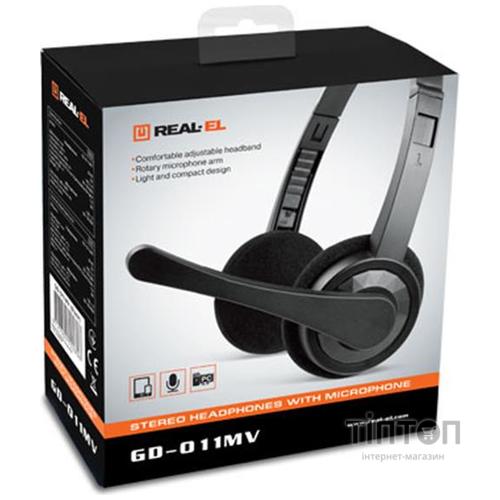 Гарнитура REAL-EL GD-011MV Black UAH