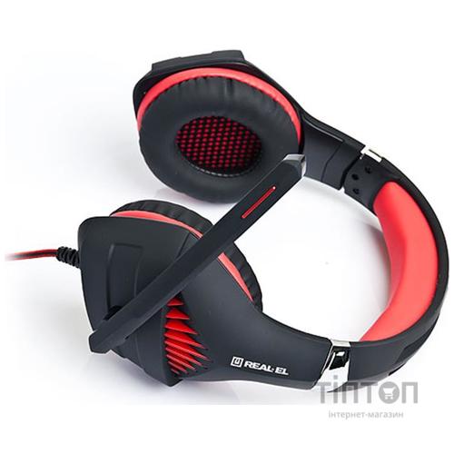 Гарнитура REAL-EL GDX-7600 Black/Red UAH