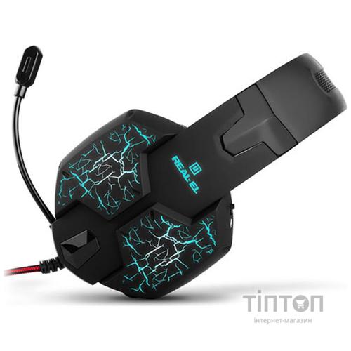 Гарнитура REAL-EL GDX-7750 Black/Red UAH