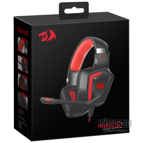 Навушники Redragon Muses 2 USB Black-Red (77909)