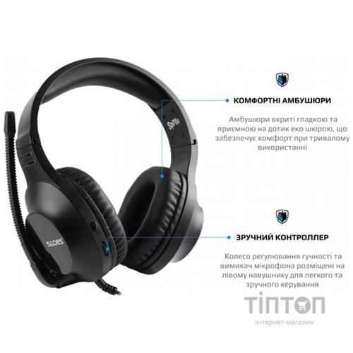 Гарнитура Sades SA-721 Spirits Black (sa721bkj)