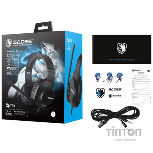 Гарнитура Sades SA-721 Spirits Black (sa721bkj)