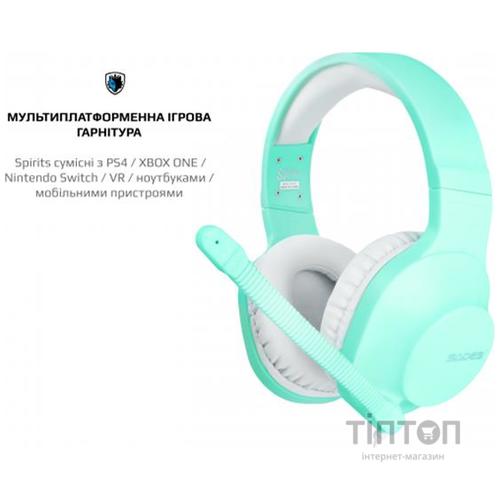 Гарнитура Sades SA-721 Spirits Cyan (sa721cnj)