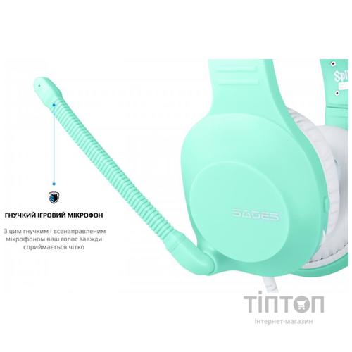 Гарнитура Sades SA-721 Spirits Cyan (sa721cnj)