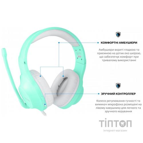 Гарнитура Sades SA-721 Spirits Cyan (sa721cnj)