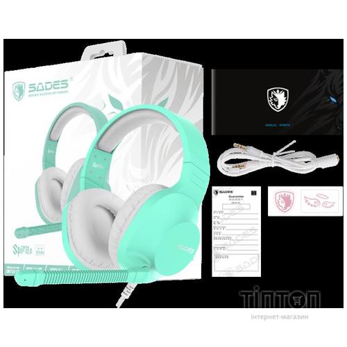Гарнитура Sades SA-721 Spirits Cyan (sa721cnj)