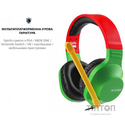 Гарнитура Sades SA-721 Spirits Rasta (sa721rsj)
